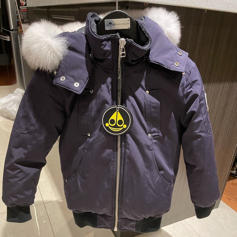 NWT S Moose Knuckles Ballistic Bomber Jacket